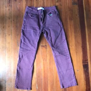 Levi pink wash jeans